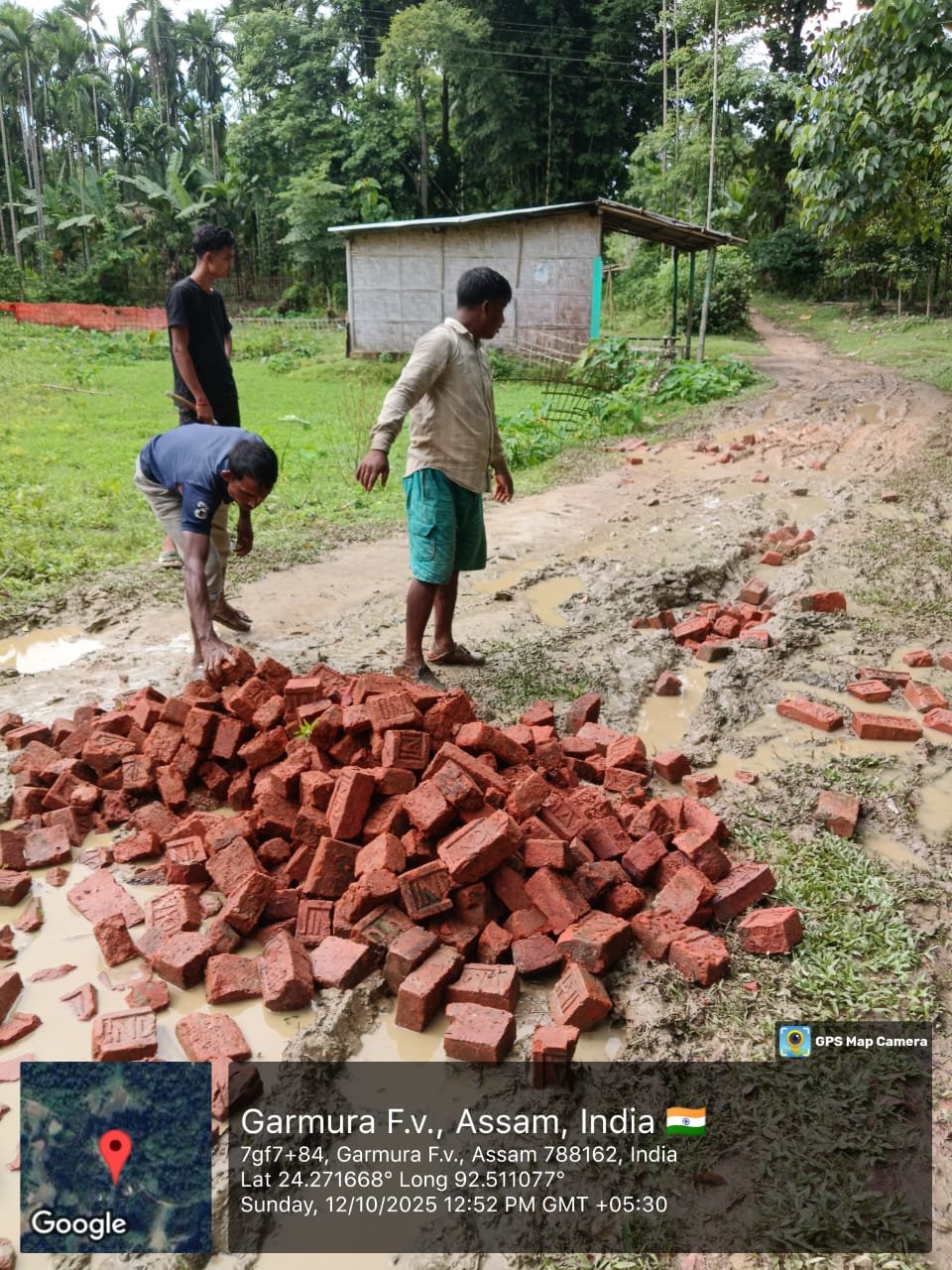 Community Infrastructure Repair: Road Restoration Drive in Gharmura